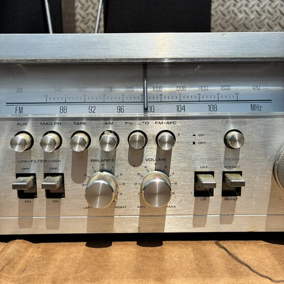 Vintage Soundesign 5466 AM/FM Stereo Receiver 8-Track Tape Player Tested Works - Picture 4 of 14